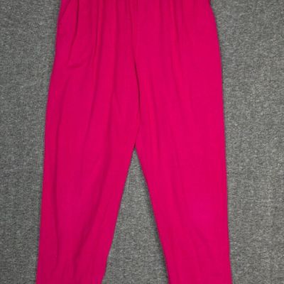 Vintage Freeze Frame Bright Pink High Waisted Leggings Womens Size Medium